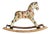 Antique French Rocking Horse, 1920 For Sale