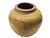 Yellow Old Asian Earthenware Pottery Storage Jar 12" H For Sale - Image 8 of 12