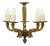 Vintage French, Bronze, Petite Chandelier For Sale