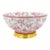 French Hand Painted Glazed Porcelain Decorative Bowl For Sale