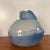 Late 20th Century Large Ceramic Abstract Blue Vase For Sale - Image 5 of 8