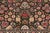 Shabby Chic Pak-Persian Black/Green Wool Rug - 10'0'' X 13'9'' For Sale In New York - Image 6 of 8