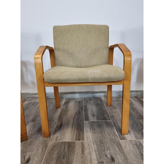 Czechoslovakian Armchairs by Ludvik Volak for Holes Tree, Set of 3 For Sale - Image 13 of 18