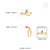 Modern Sculptural Pear Cut Diamond Solitaire Wave Ring Size 5 in 14k Yellow Gold For Sale - Image 10 of 14