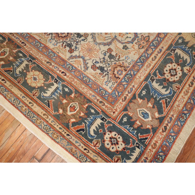 Antique Persian Mahal Rug For Sale - Image 18 of 18