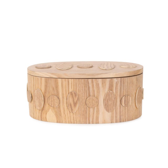 Kenneth Ludwig Chicago Robin Baron Winfield Wooden Decorative Box For Sale - Image 4 of 11