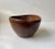 Brown Scandinavian Modern Hand-Turned Bowl in Teak from Esa, 1950s For Sale - Image 8 of 8