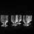 Mid-Century Crystal Beer Glasses on Foot, Sweden, Set of 5 For Sale - Image 4 of 5