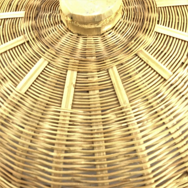 Vintage Wicker Food Protector With Top Handle For Sale - Image 11 of 12