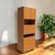 Tall Bar Cabinet With Drop-Front Mirror, 1980s, Bauhaus Designs Canada For Sale - Image 4 of 18