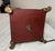 Antique Handmade Painted French Red Tole Toleware Swan Metal Table Lamp Light For Sale - Image 17 of 18