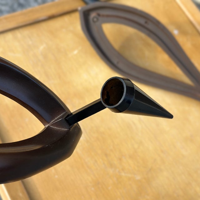 Mid-Century Modern Syroco Candle Sconces - a Pair For Sale - Image 11 of 12