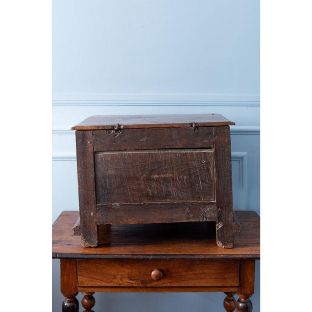 French Renaissance Chest in Carved Oak, 1600s For Sale - Image 11 of 14