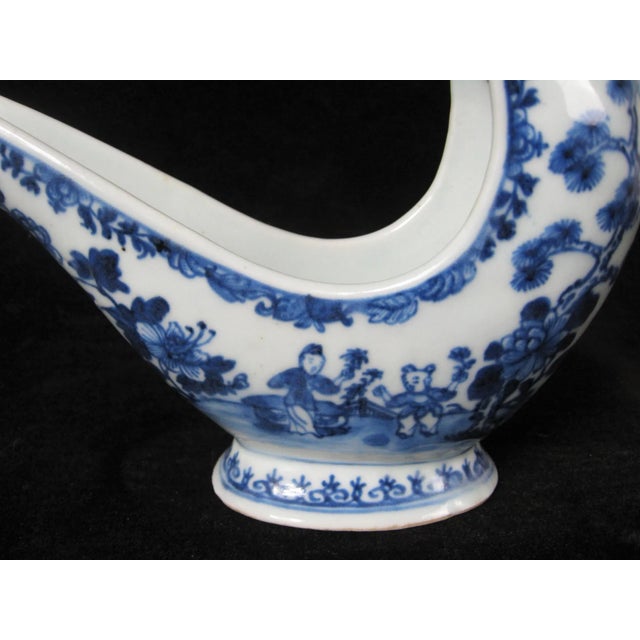 18thC Chinese Export Qianlong Sauce Boat c.1790 For Sale - Image 10 of 12