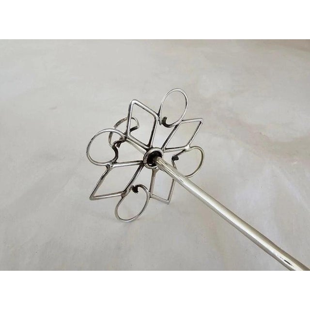 Antique Edwardian Sterling Silver Hat Pin Stand from S. Blanckensee, Sheffield, 1908 For Sale - Image 16 of 17