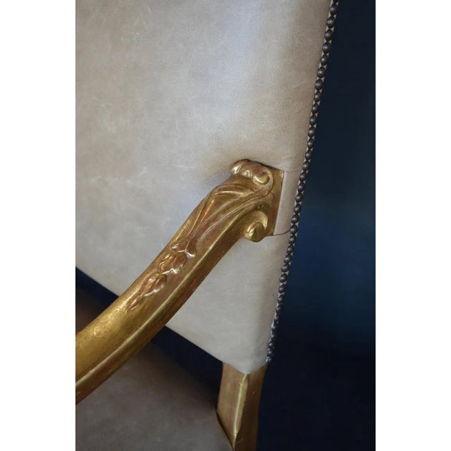 19th Century Italian Trono / Throne Chair For Sale - Image 9 of 9