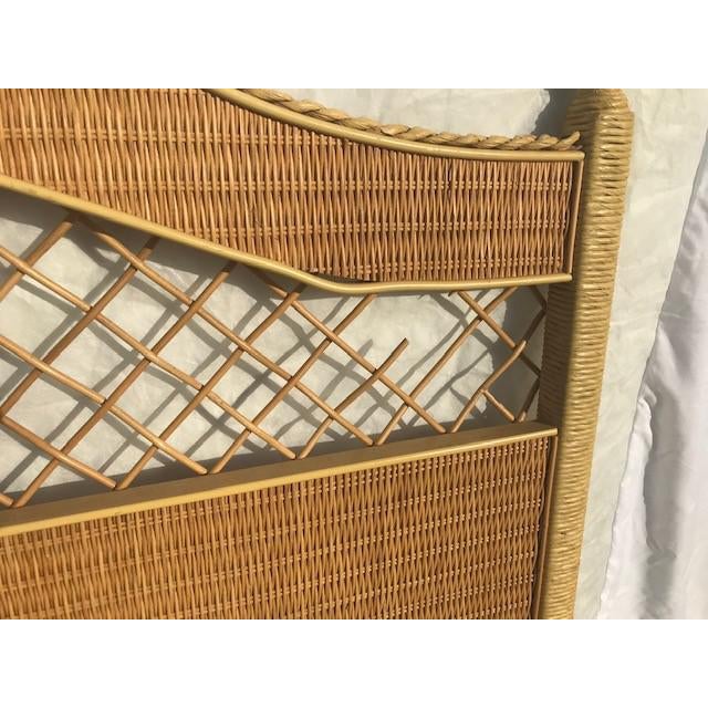 Henry Link Vintage Wicker Queen Headboard Chairish
