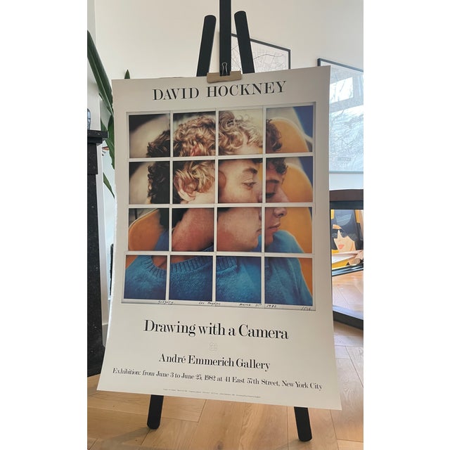 David Hockney, Drawing with a Camera - Andre Emmerich Gallery, 1982, copyright David Hockney Petersburg Press, Printed in...