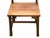 Auburn Zen Oriental Straight Legs Bars Backrest Solid Wood Chair For Sale - Image 8 of 9