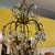 Bronze Finish Iron Scroll Crystal Swag Chandelier With Bronze Finish Canopy For Sale In Miami - Image 6 of 11
