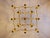 Large Geometric Brass Chandelier by Gaetano Sciolari for Boulanger, 1970s For Sale - Image 11 of 18