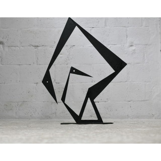 Black Sculpture, 1970s, Steel For Sale - Image 9 of 16