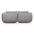 Jalis 21 Fabric Two-Seater Grey Sofa from COR For Sale - Image 10 of 12
