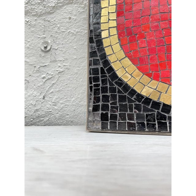 City of Venissieux Plate in Mosaic For Sale - Image 15 of 18