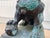 Antique Bronze Guardian Lions or Foo Dogs - A Pair For Sale - Image 9 of 17