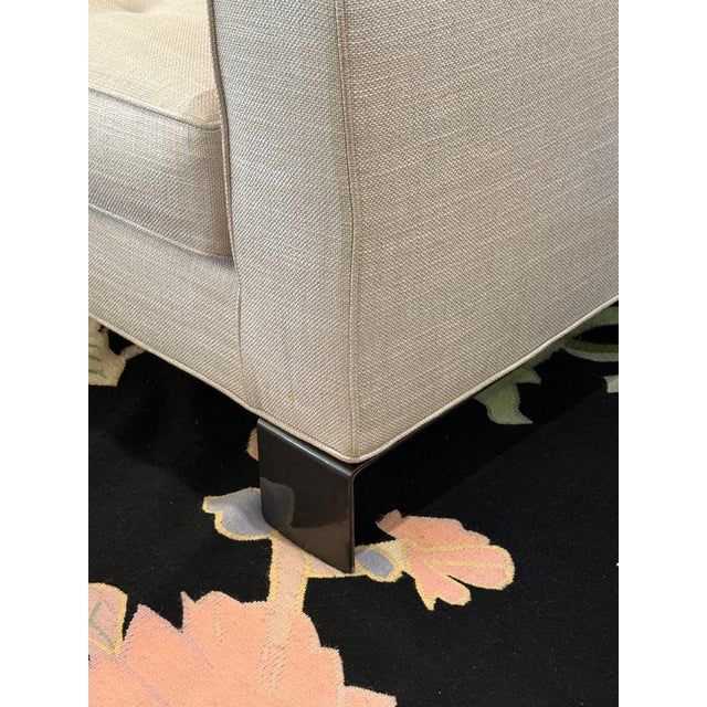 Ecru Rodolpho Dordoni for Minotti Pollock Sofa For Sale - Image 8 of 12