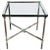 Brutalist Hand Hammered Steel Side Table For Sale - Image 9 of 9