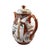 Red Meiji Japanese Kutani Aka-E and Kinran-De Teapot with Vase Stand, 1890, Set of 2 For Sale - Image 8 of 18