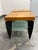 Wood Postmodern Figured Maple + Frosted Glass End Tables For Sale - Image 7 of 12
