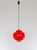 Metal Red Glass Pendant by Alessandro Pianon for Vistosi, 1960s For Sale - Image 7 of 9