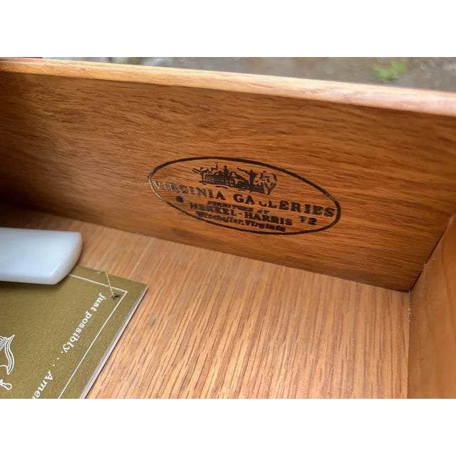 Henkel Harris Solid Cherry Nightstand Bedside Table. For Sale - Image 10 of 11