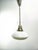 Mid-Century Modern Vintage Hanging Light in White Opal Glass, 1950s For Sale - Image 3 of 12