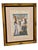 Figurative Early 21st Century Signed Mourad Egyptian Revival Figural Artwork in Ornate Gold-Tone Frame For Sale - Image 3 of 12