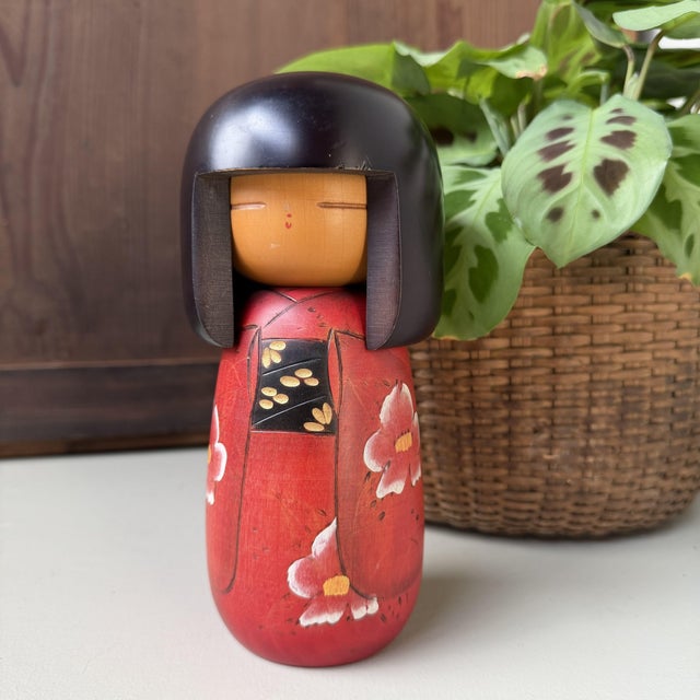 Vintage Japanese Kokeshi by Masae Fujikawa, 1970s For Sale - Image 4 of 7