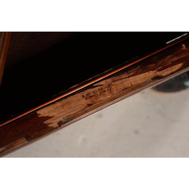 Brown Aesthetic Movement Architectural Figured Mahogany Console / Card Table from William Walker & Sons, London, 1870s For Sale - Image 8 of 10