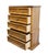 Late 20th Century Bassett Furniture Solid Oak Traditional American Colonial Revival 40" Chest on Chest 2085-251 For Sale - Image 5 of 12