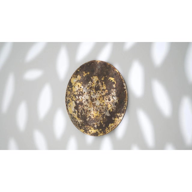 Metal Vintage French Patinated Metal Wall Decoration For Sale - Image 7 of 9
