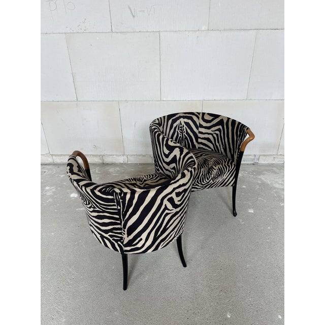 Tête-À-Tête Conversation Sofa from Giorgetti, 1980s For Sale - Image 11 of 12