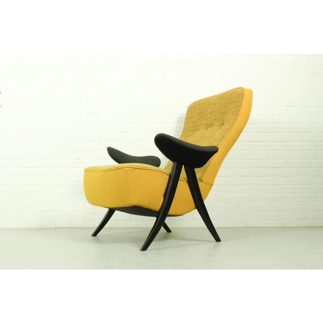 Vintage Model 107 & 137 Chairs in Kvadrat Hallingdal by Theo Ruth for Artifort, 1960s, Set of 2 For Sale - Image 18 of 18