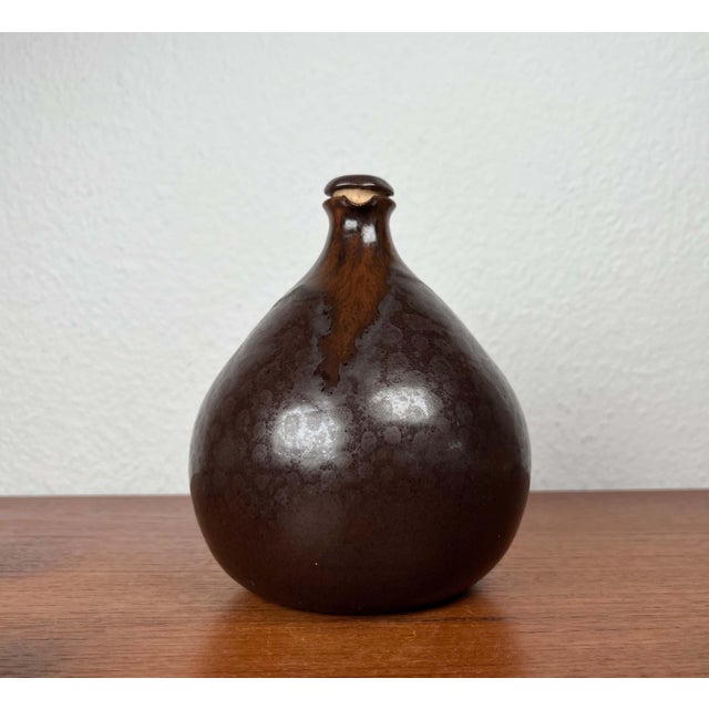 Mid-Century Modern German Studio Pottery Jug with Mugs by Melitta Teubner, 1960s, Set of 4 For Sale - Image 10 of 18