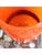 Murano Glass Orange Vases, 1979, Set of 2 For Sale - Image 10 of 11