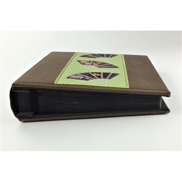 Asian Silk Photo Holder or Wine Label Holder For Sale - Image 4 of 11