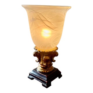 Late 20th Century Torchiere Table Lamp For Sale
