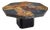 Large Octagonal Coffee Table with Multicoloured Slate Top, 1980s For Sale