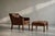 Wood Set of Vintage Danish Modern Leather Model 2207 Lounge Chair and Ottoman by Børge Mogensen for Fredericia, 1960s For Sale - Image 7 of 18
