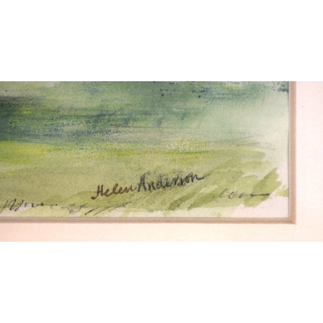 Art Sz: 7"H x 9 1/4"W Frame Sz: 11 3/4"H x 14"W Provenance: From The Collection of Nicholas Colquhoun-Denvers, former...